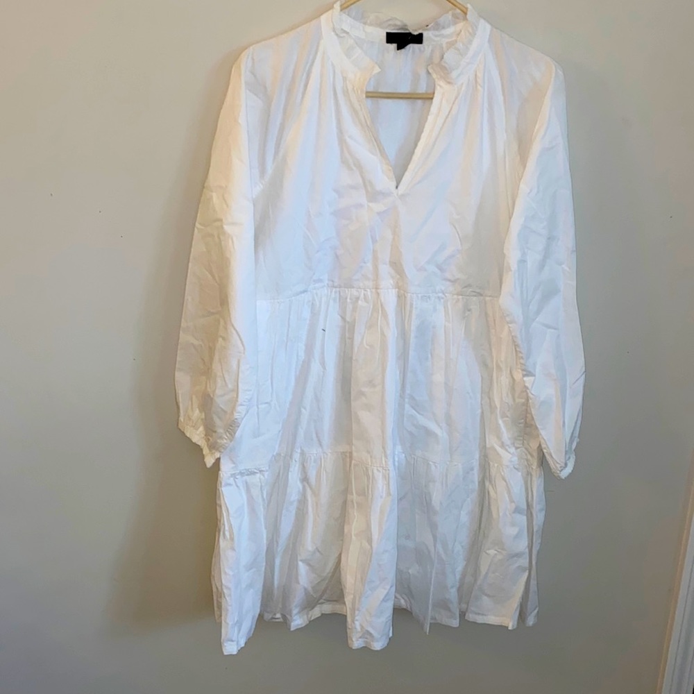 White lightweight J.Crew dress
